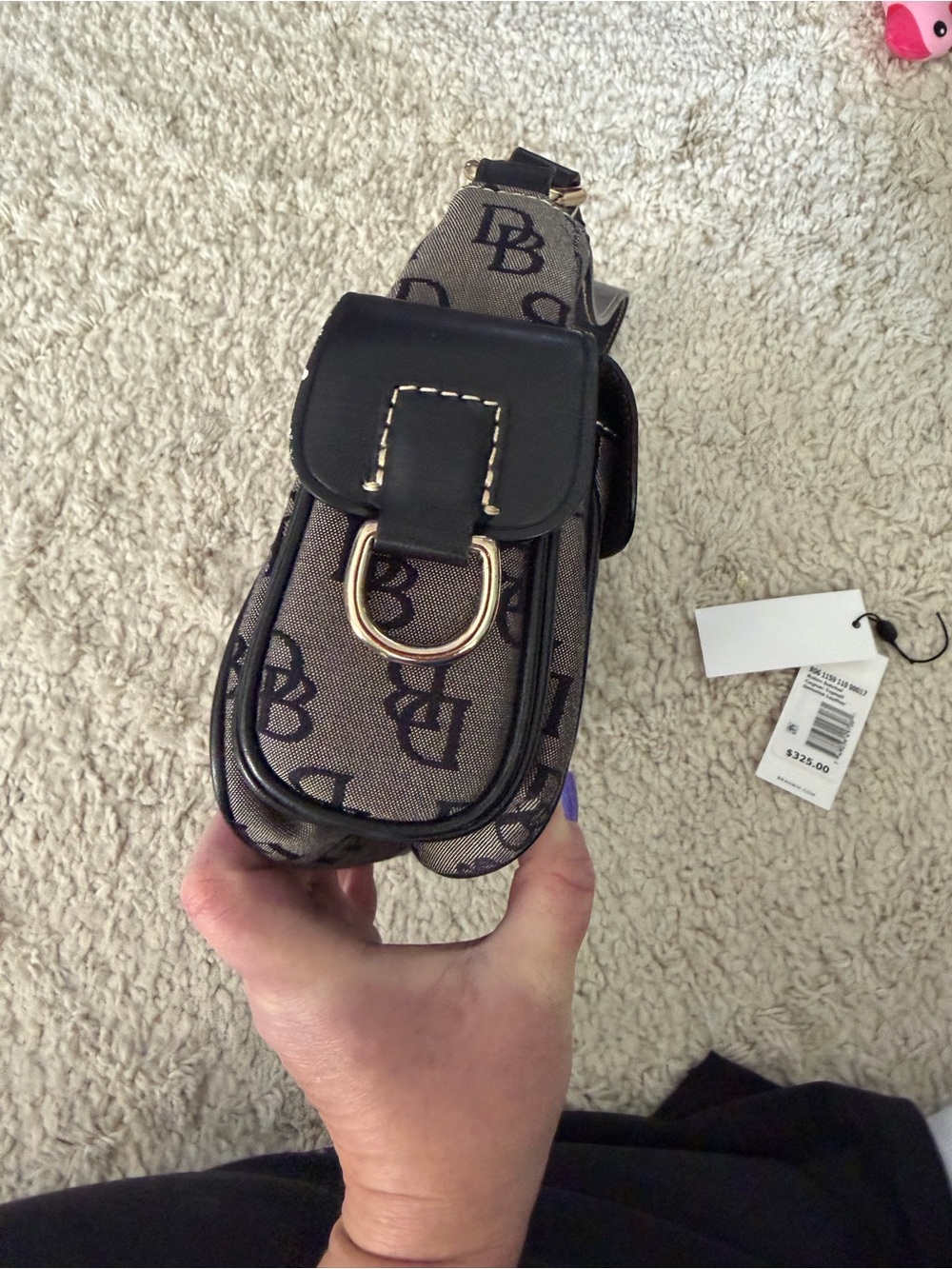 Vintage Dooney & Bourke Anniversary tackle bag Signature Canvas - Picture 2 of 5
